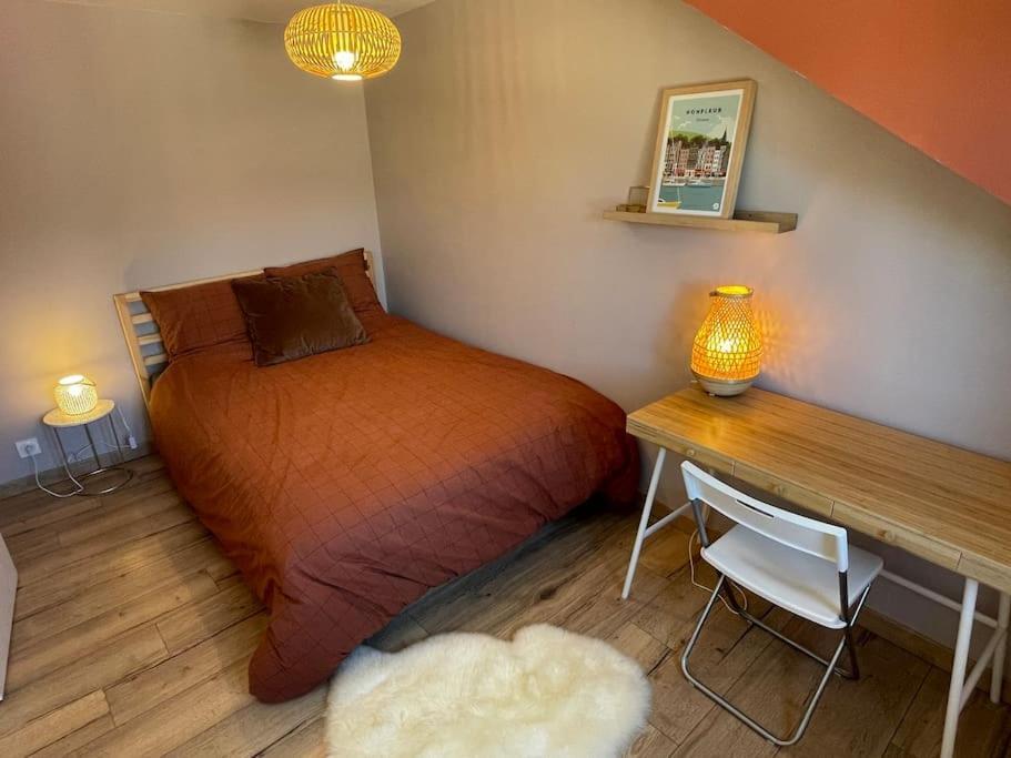 La Petite Ardoise - Maison Au Calme Pour 4 Pers オンフルール エクステリア 写真